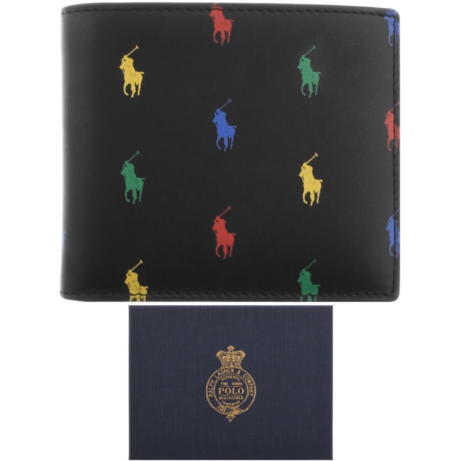 Alternative Image for ProductRalph Lauren Polo Player Leather Wallet Black1
